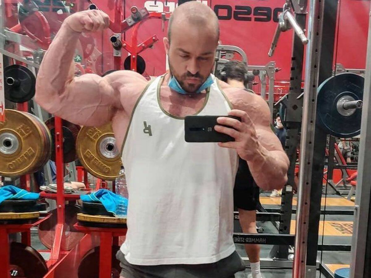 Foto: El culturista Alfredo Martín, más conocido como Villano Fitness. 