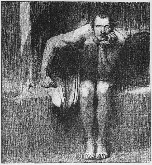 El Lucifer, de Franz von Stuck (1863-1928), da la sensación de estar más cerca de nosotros.