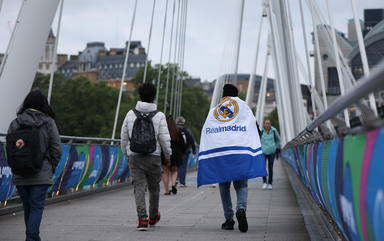 UEFA Champions League MD-1 - Preparations and fans in London