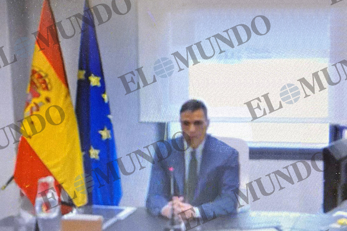 Declaración de Pedro Sánchez ante el juez Peinado en la Moncloa.