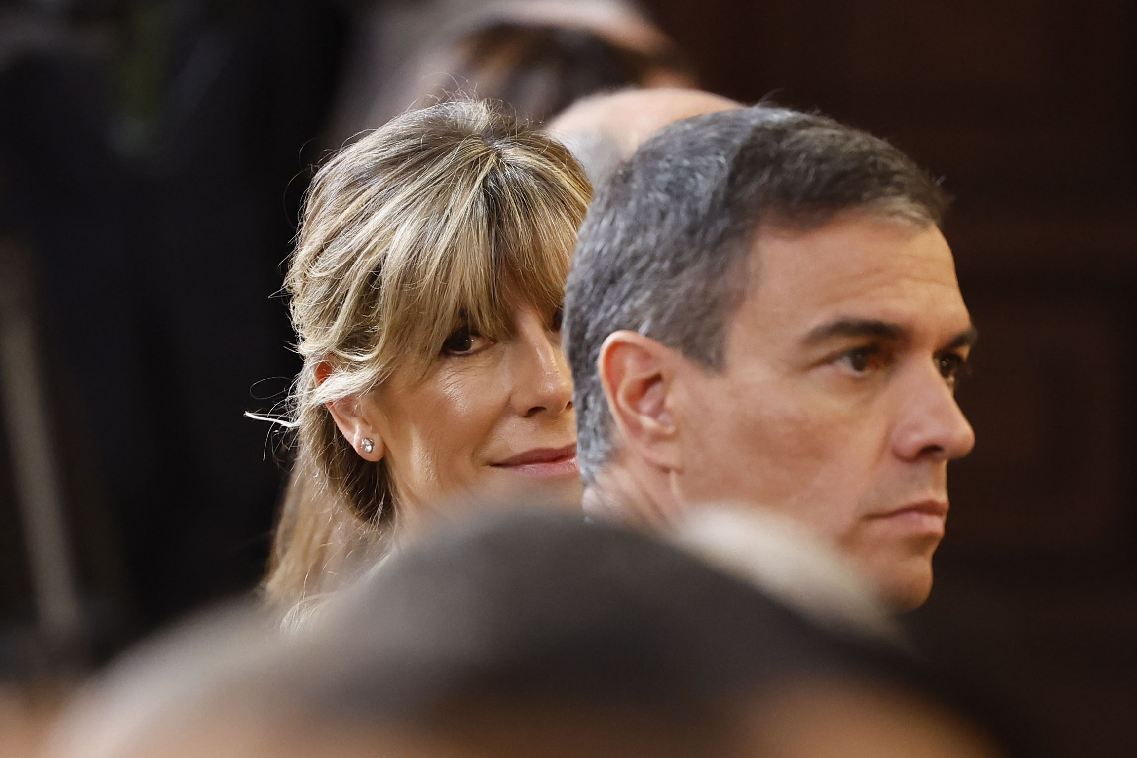 Pedro Sánchez y su esposa Begoña Gómez.