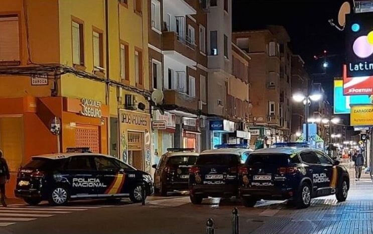 Imagen de otra intervención policial reciente en Zaragoza /H.A.