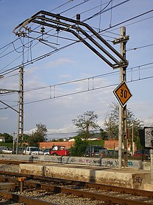 Catenaria (ferrocarril) - Wikipedia, la enciclopedia libre
