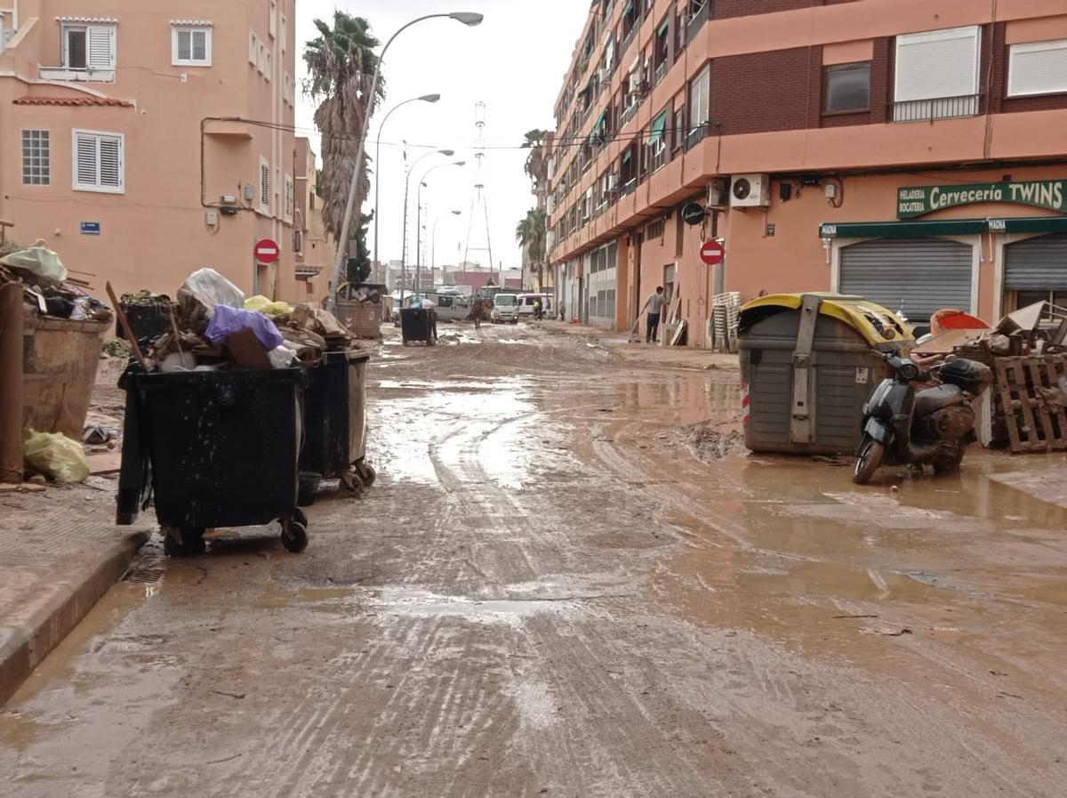 Algunas zonas de La Torre continúan arrasadas una semana después