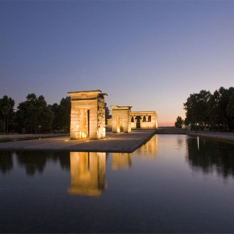 Templo de Debod durante la noche | Templo de debod madrid, Madrid ...