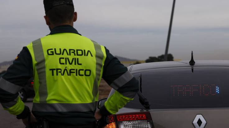 Control de seguridad de camino a Sevilla