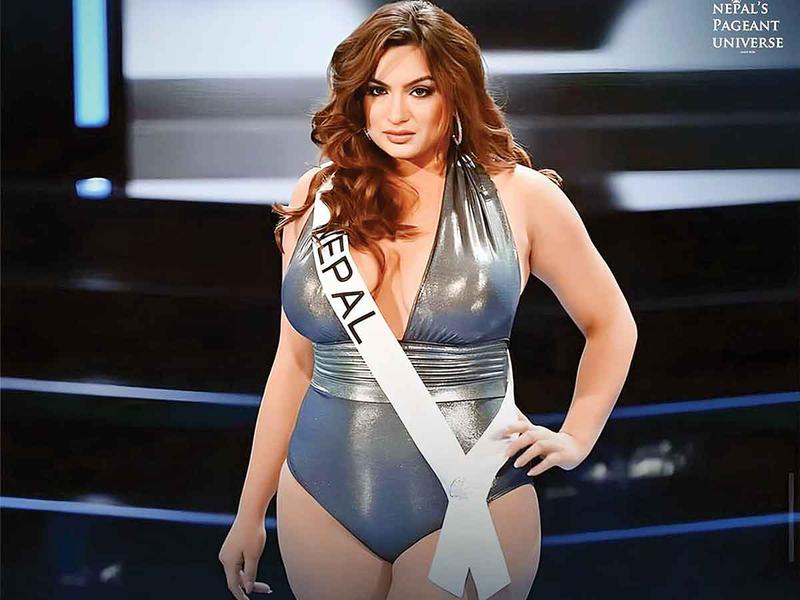 Miss Nepal le dio un plus al concurso