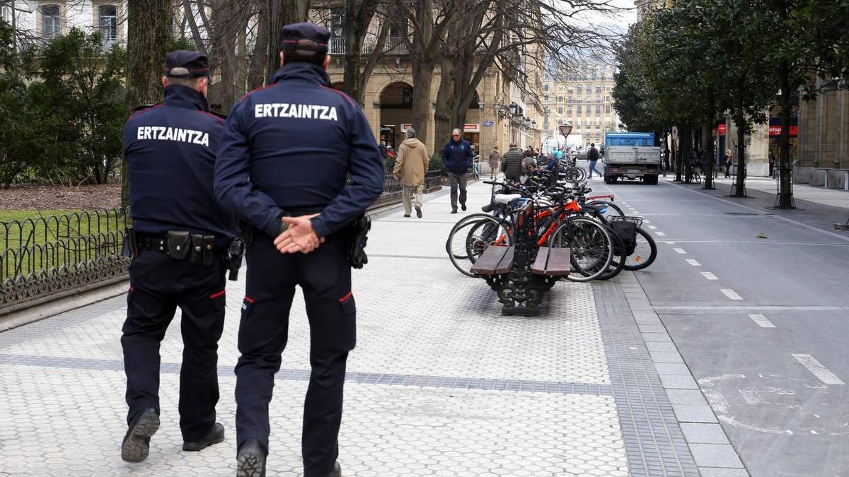 La delincuencia bajó el año pasado un 3% en las calles vascas