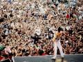 Freddie Mercury en 9 de agosto de 1986 en Knebworth