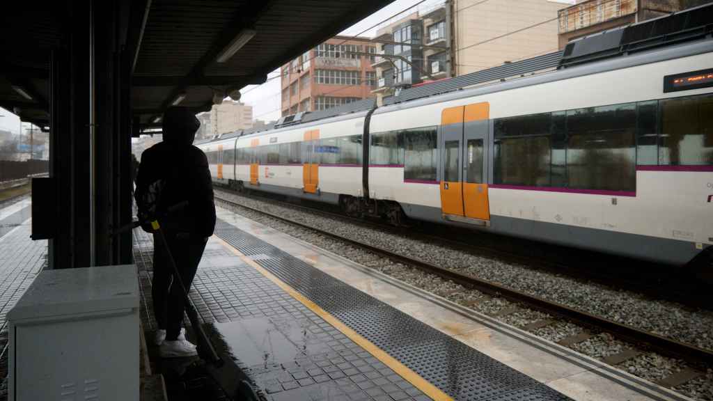 Estación de tren de Badalona, de la línea R1