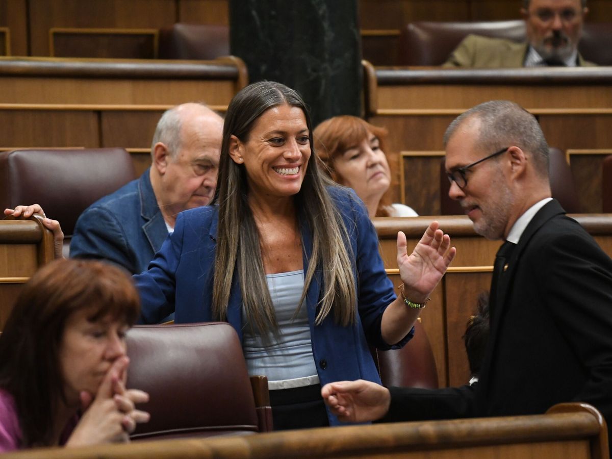 Foto: La portavoz de Junts en el Congreso, Míriam Nogueras. (Europa Press/Fernando Sánchez)