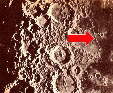 Evidencias de construcciones en la luna y presencia ovni