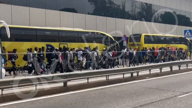 vuelos inmigrantes, irregulares, Barajas