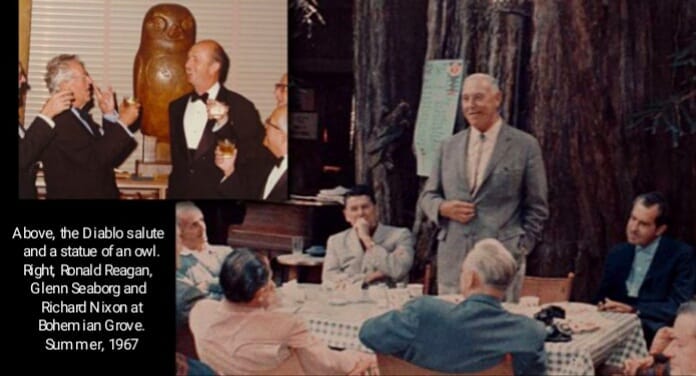 Bohemian Grove, 1967----#bohemiangrove #club #illuminati #mason #owl #buho #president #usa #fo...jpg