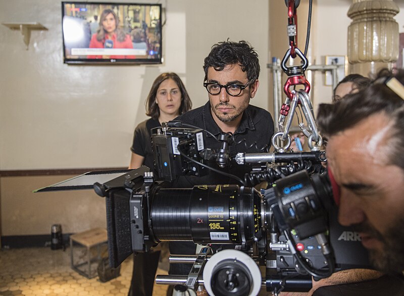 Archivo:Nacho Ruipérez durante el rodaje de la película 'El Desentierro'.jpg