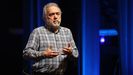 El psicológo José Luis García, en la charla de esta tarde en la sede de Afundación, en Santiago