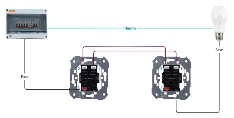 instalar interruptor conmutador 