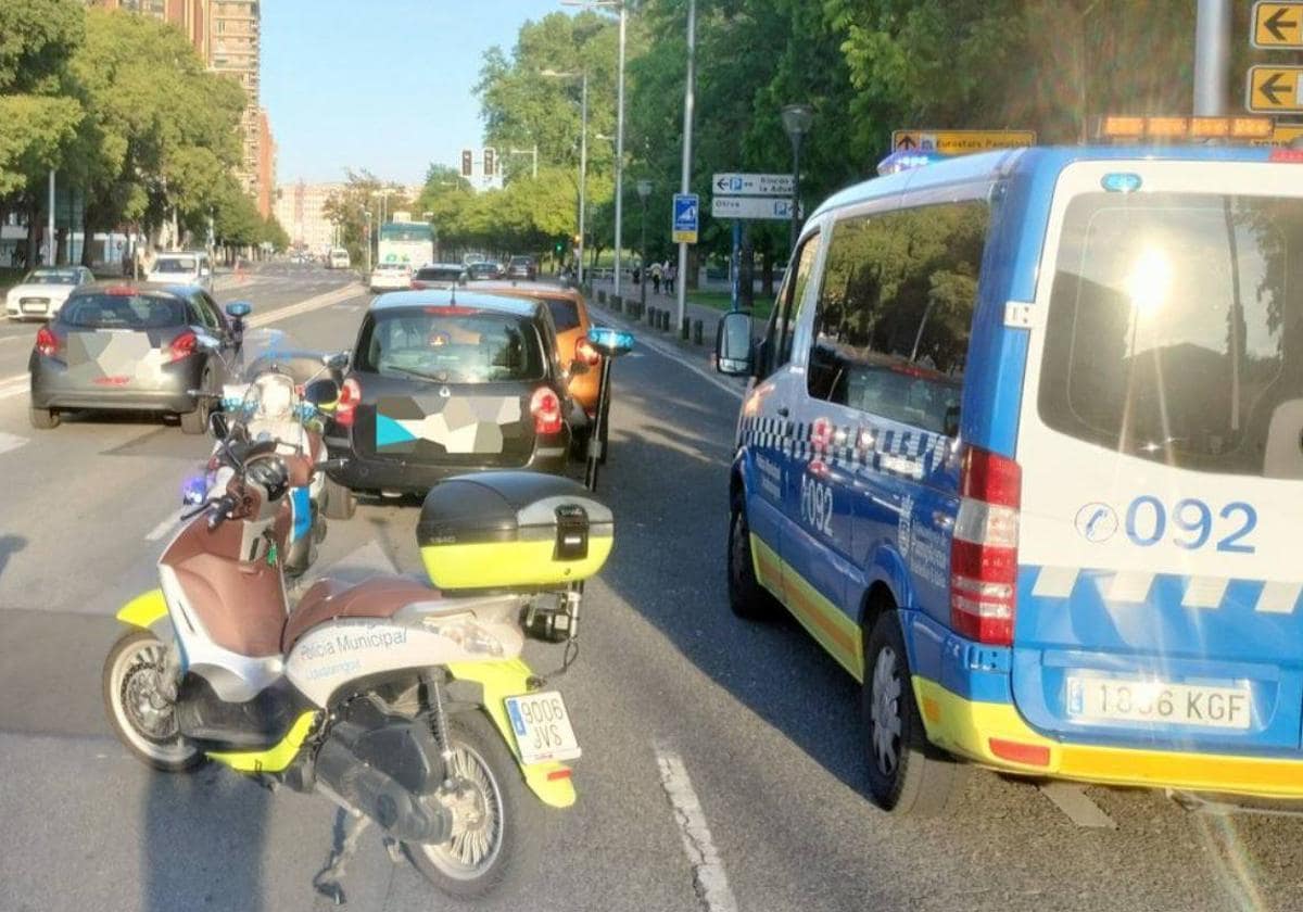 'Cazados' tres ciclistas en controles de alcoholemia y drogas en Pamplona