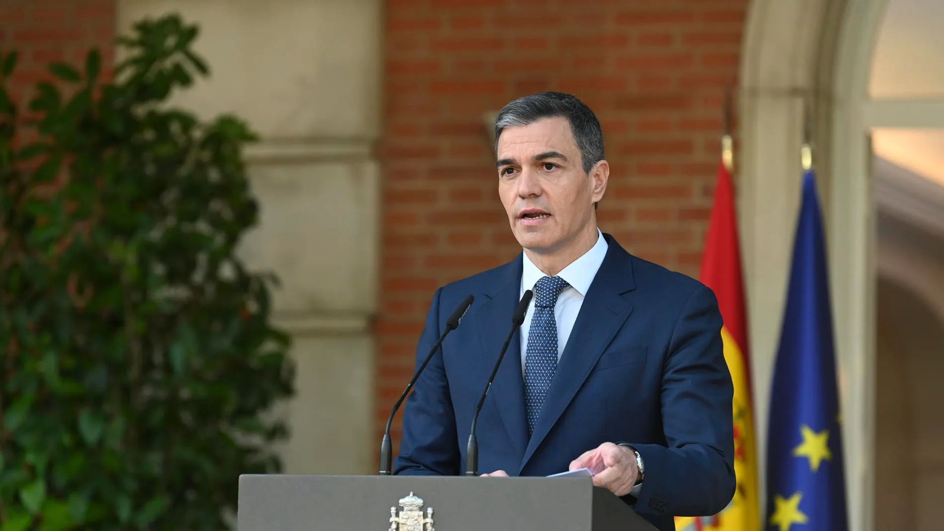 El presidente del Gobierno, Pedro Sánchez