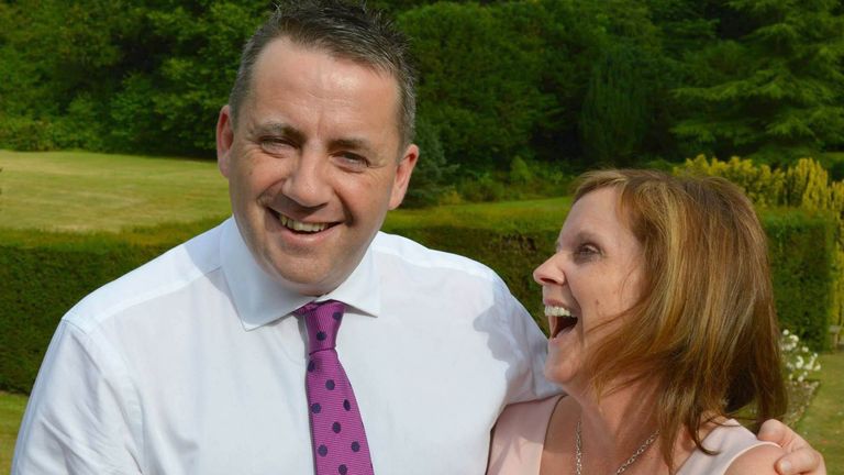 Carol Hunt pictured with her husband John Hunt.Pic: Facebook