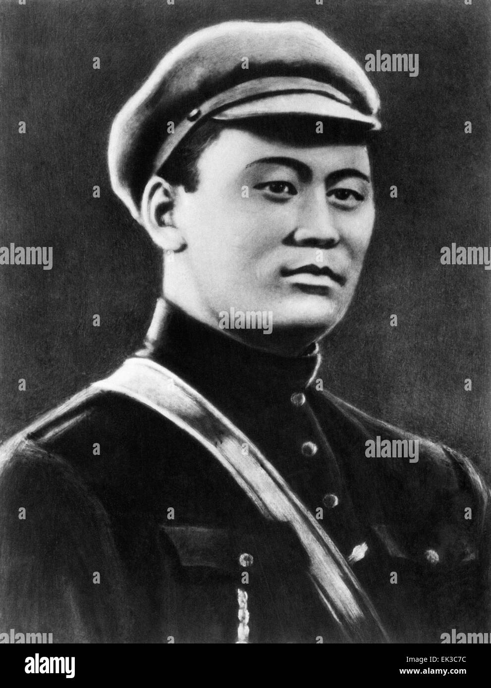 mongolian-revolutionary-leader-damdin-sukhbaatar-sukhe-bator-EK3C7C.jpg